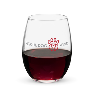 Rescue Dog Wines Stemless wine glass
