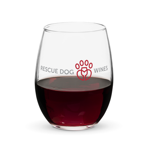 Rescue Dog Wines Stemless wine glass